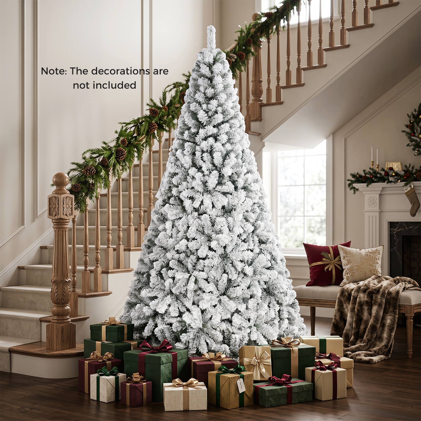 Note: The decorations are not included