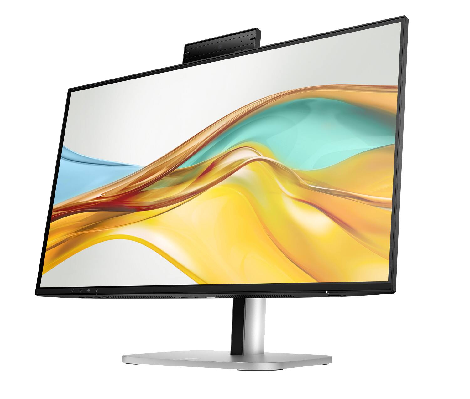 Alt View 2. HP - HP Series 5 Pro 524pm 24" FHD IPS Monitor, Anti-Glare, HDMI (9E0G9UT#ABA) 2 Pack w/DKZ Hub & Ergoflexy Dual Mount Arm - Black/Silver.