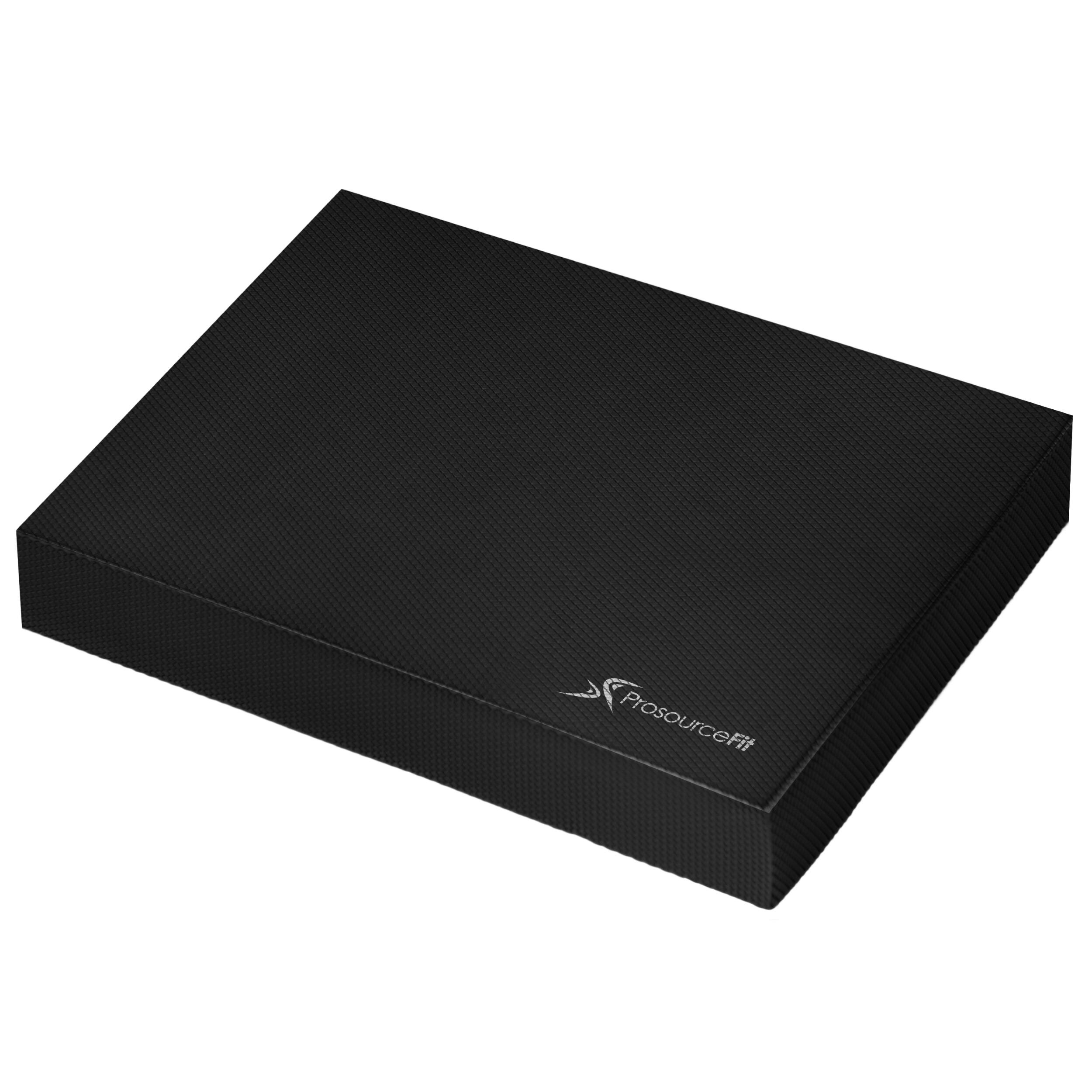 Front. ProsourceFit - Exercise Balance Pad 15.5x12.75-in - Black.