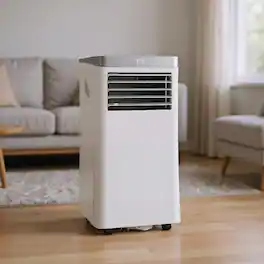 Resenkos - Air Conditioner, Cooler,8000 BTU 3-in-1 Portable Air Conditioner with Remote Control - White