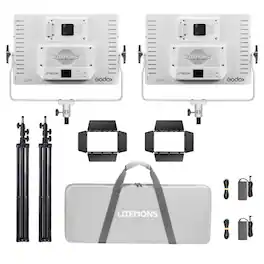Godox - Litemons LP1200Bi 120W Bi-Color LED 2-Light Panel Kit