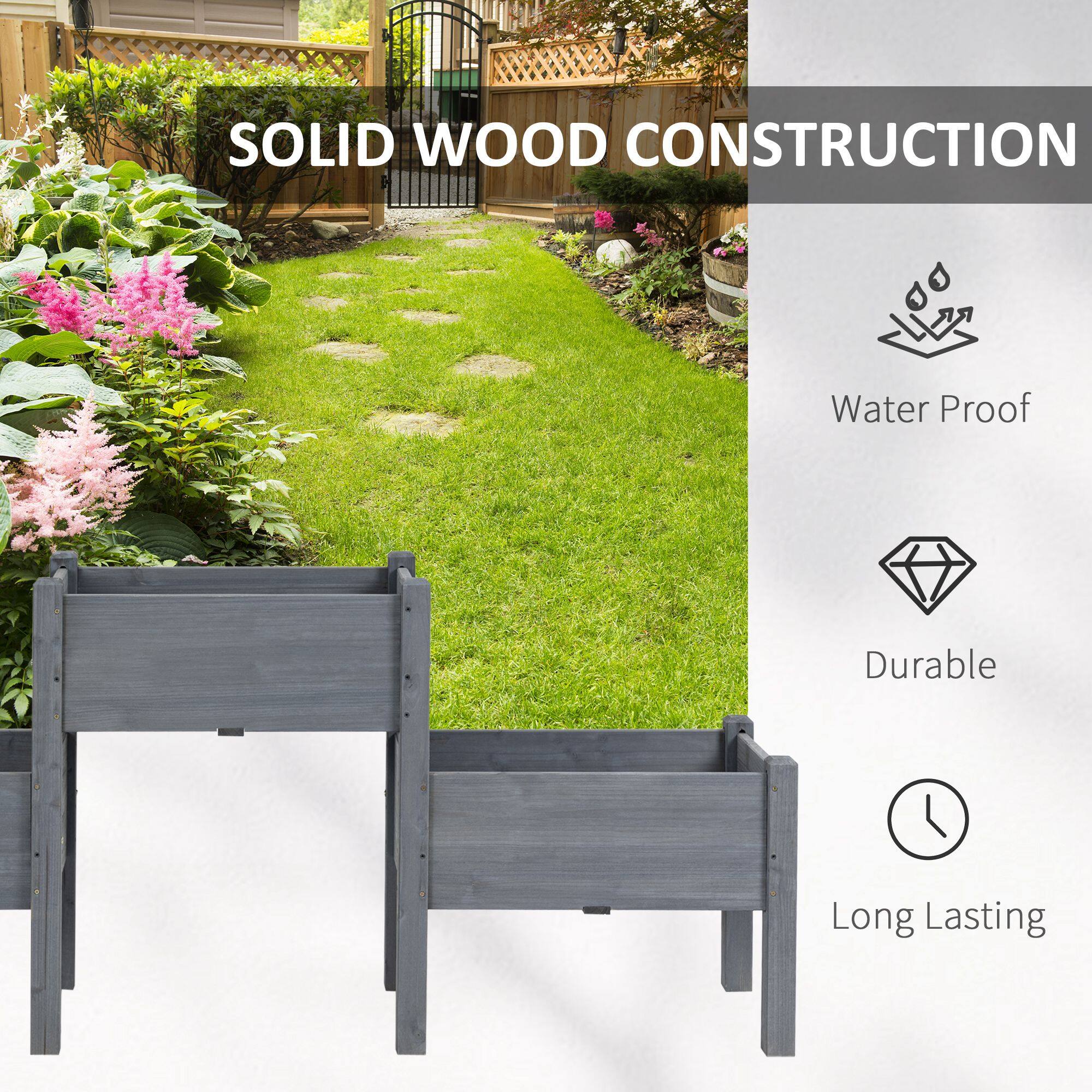 SOLID WOOD CONSTRUCTION
Water Proof
Durable
Long Lasting