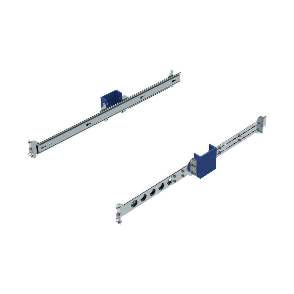 Alt View 1. RackSolutions - RackSolutions 2U Raven 130-A Dry Slide Rail for HPE - Black.