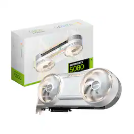 GIGABYTE - AORUS GeForce RTX 5080 INFINITY WOOD 16G PCIe 5.0 Graphics Card - White