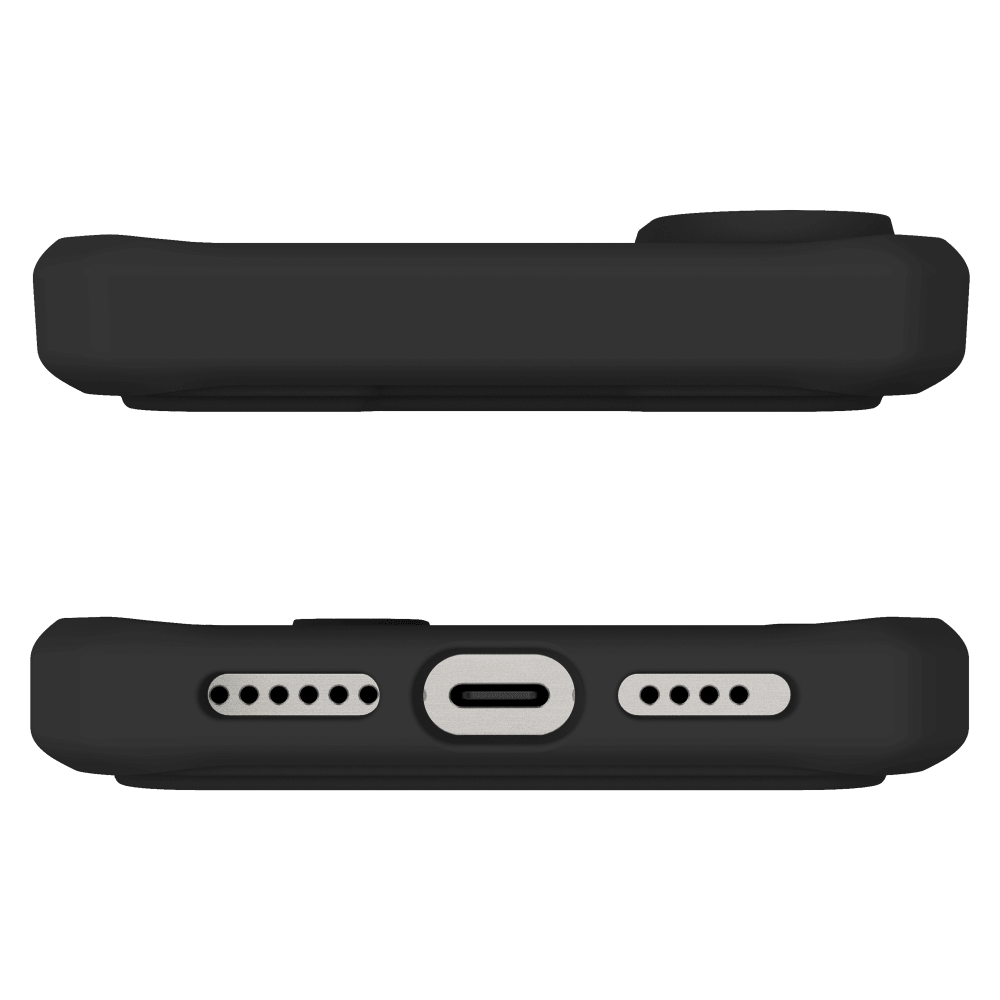 Alt View 4. Itskins - Hybrid_R Folio MagSafe Case for Apple iPhone 16 - Black.