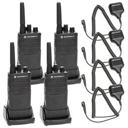 Motorola Solutions - Motorola RMU2080 On-Site Rugged Two-Way Business Radio (RMU2080) + HKLN4606 - Black