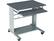 Front. Safco - Safco Eastwinds Empire, 30" Mobile Desk, Anthracite (945ANT) - Anthracite.
