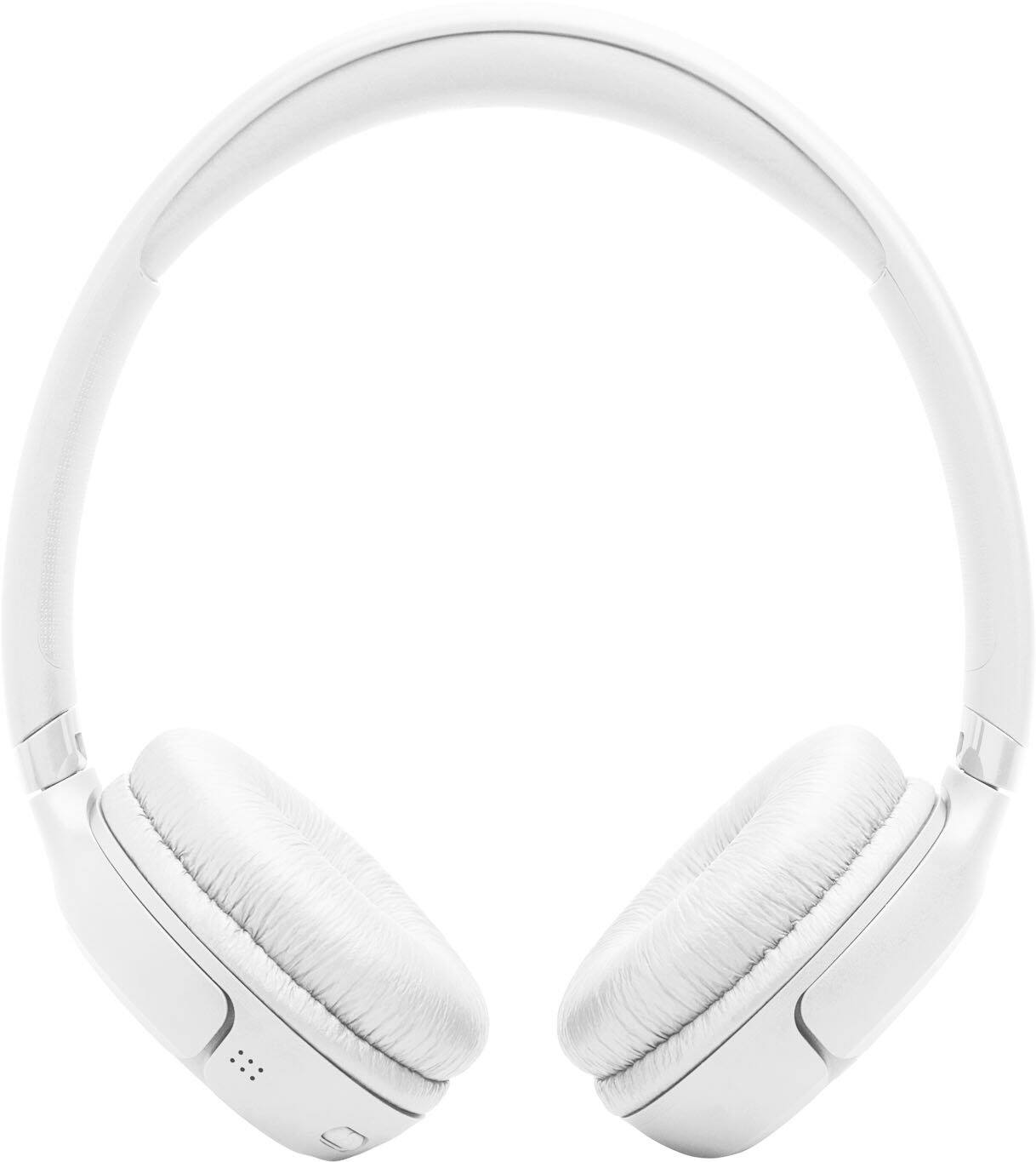 Angle. JBL - Tune 530BT - Bluetooth Wireless on-ear headphones - 2026 - White.