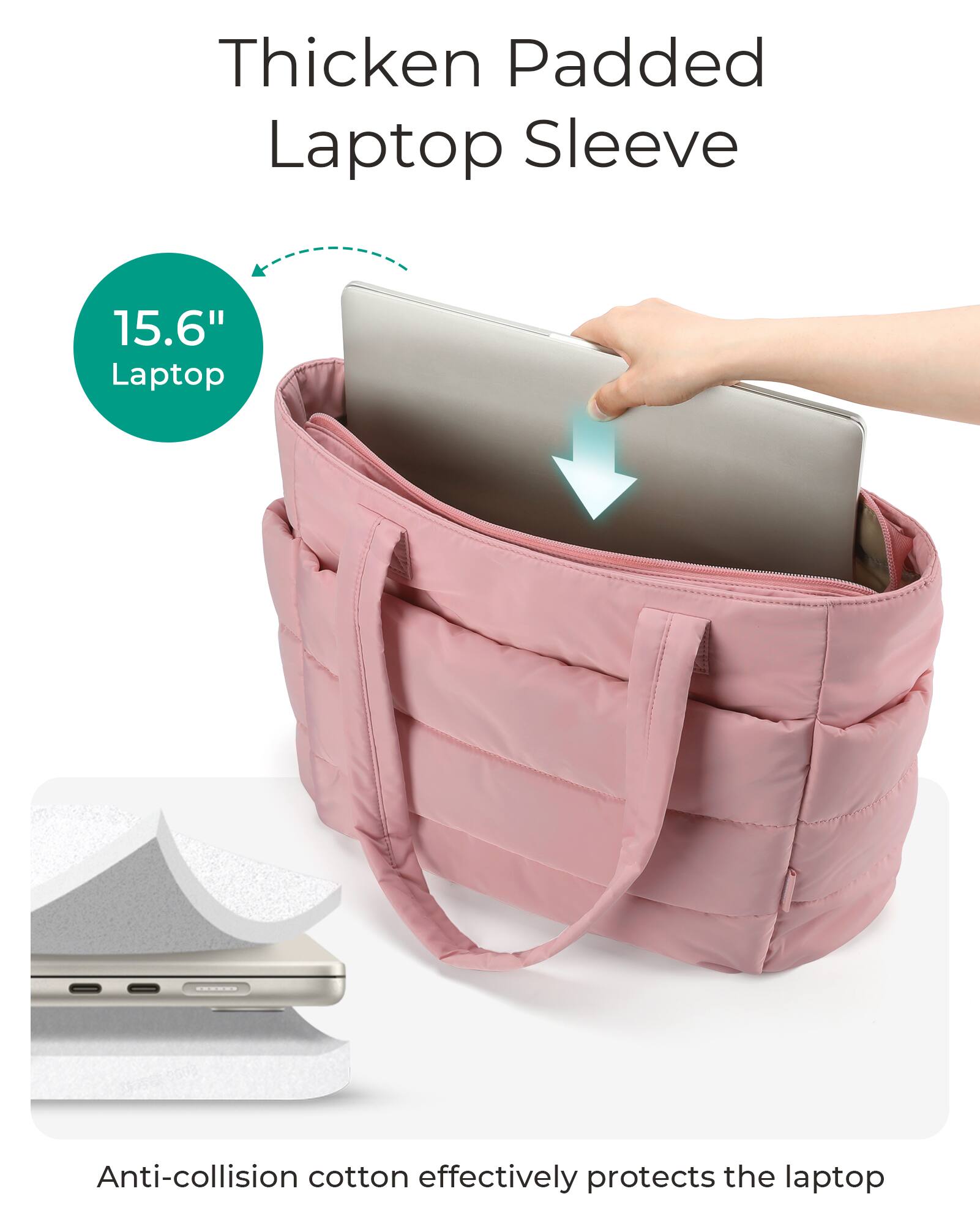 Thicken Padded Laptop Sleeve

15.6" Laptop

Anti-collision cotton effectively protects the laptop