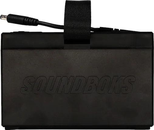 Front. SOUNDBOKS - THE BATTERY- Portable Bluetooth Speaker Recharageable Battery - Black.