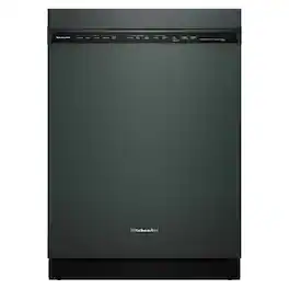 KitchenAid - 24" Front Control Built-In Stainless Steel Tub Dishwasher with Third Level Jet Rack and 41 dBA - Juniper