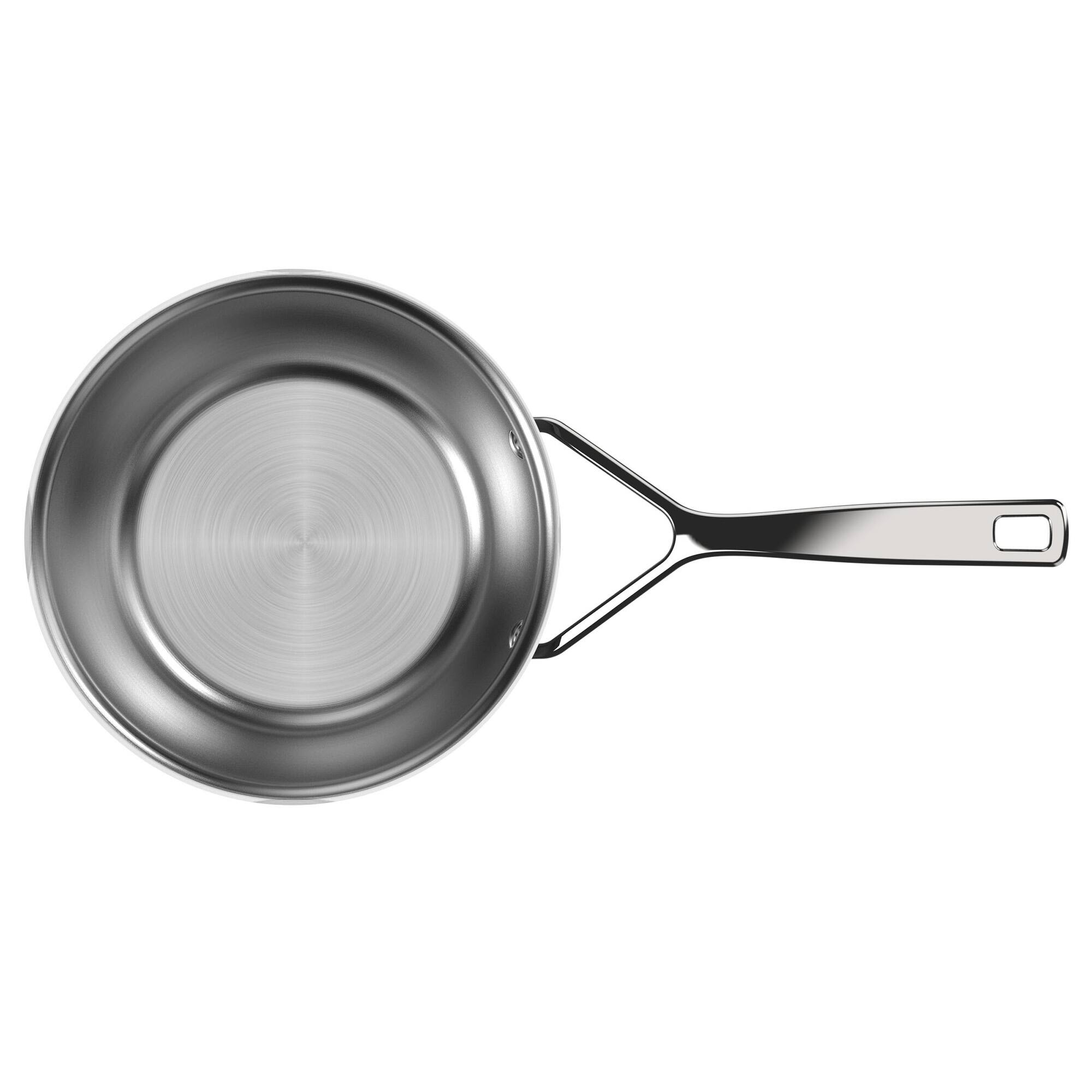 Alt View 5. Demeyere - Demeyere Black 5 Stainless Steel with Ceramic exterior coating 2-qt Saucepan with Lid - Black.