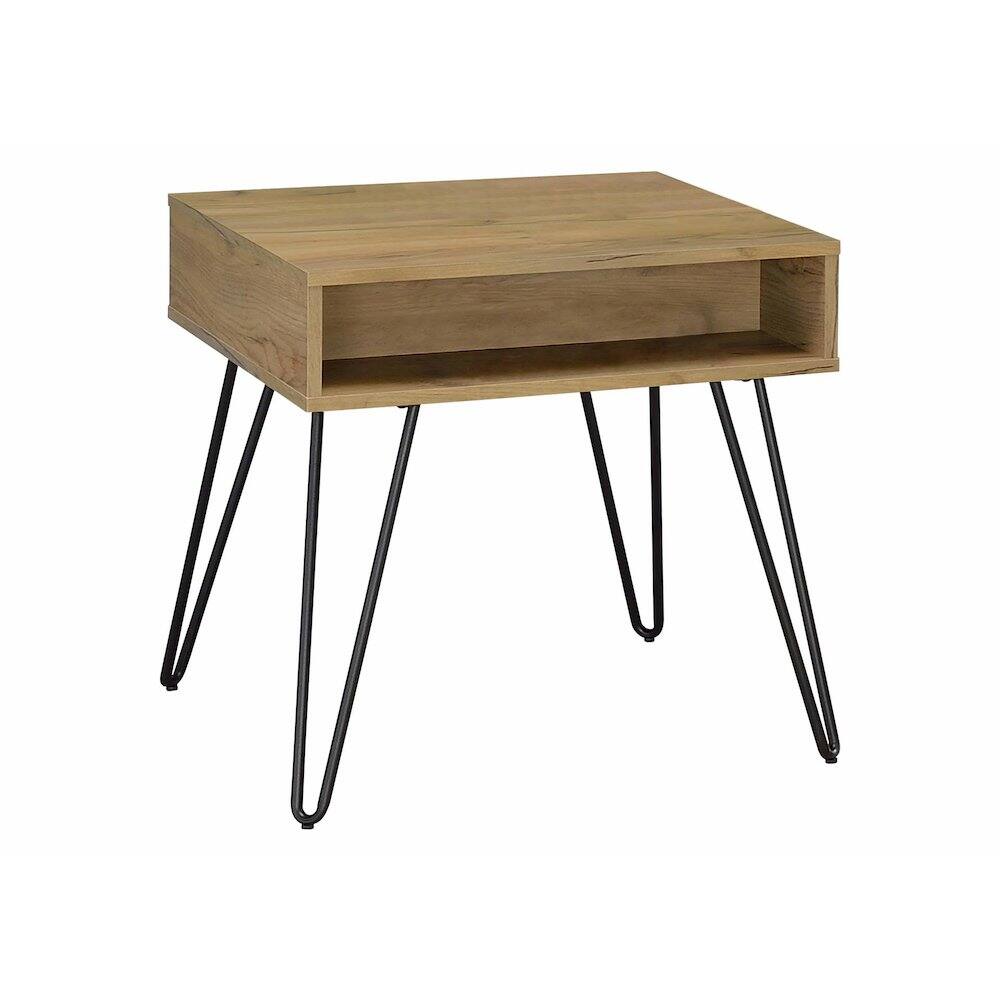Alt View 2. Coaster Co. of America - Fanning 2-piece Lift Top Coffee and End Table Set Golden Oak - Brown.