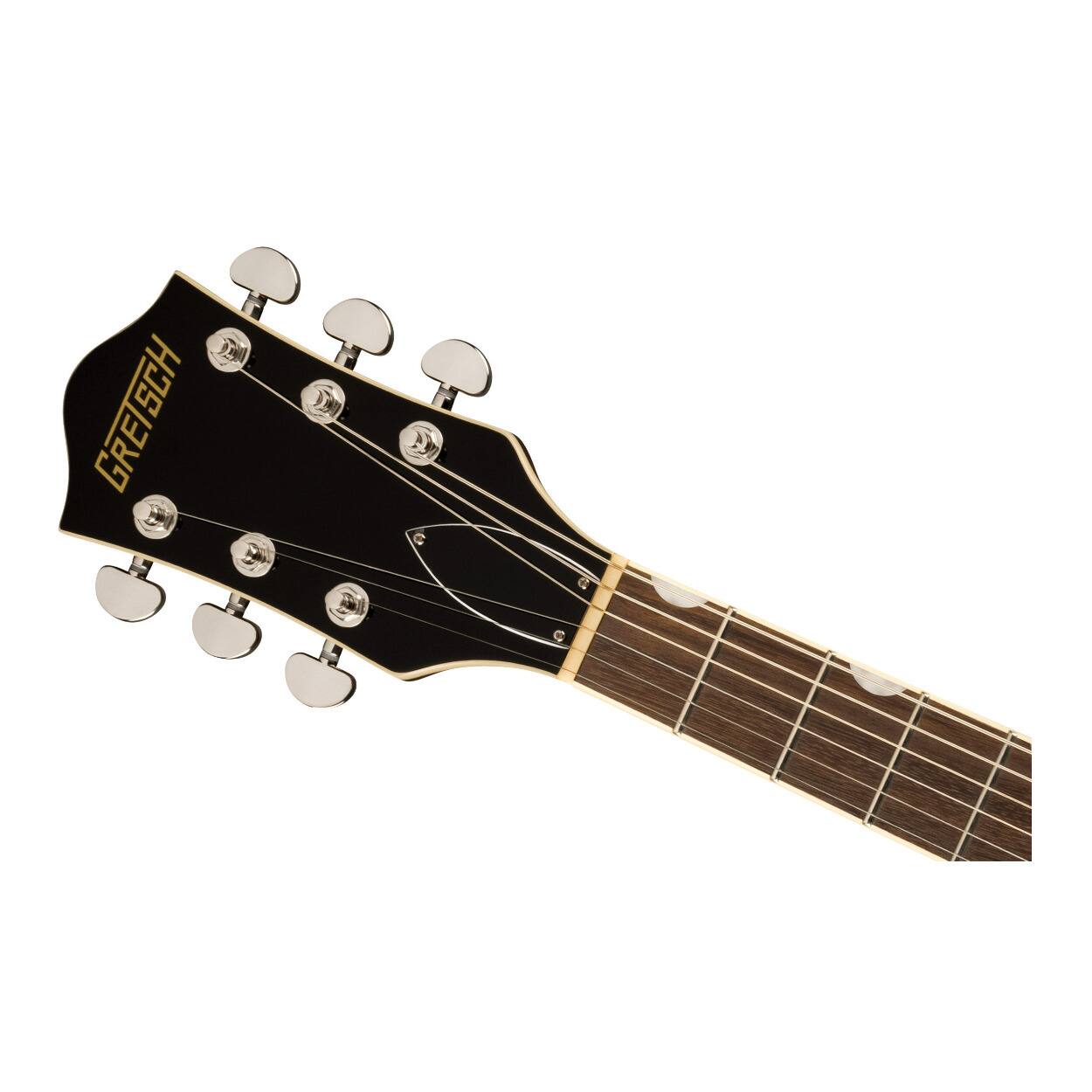 Left. Gretsch - Gretsch G2622LH Streamliner 6-String Left-Handed Electric Guitar (Gunmetal).
