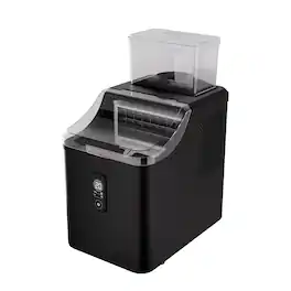 Cluzine - Countertop Ice Maker, 24 Ice Cubes, Self-Cleaning & Smart Timer for Home Bar - Multicolor