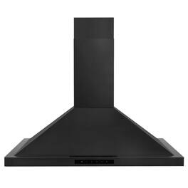 ZLINE - 30 inches - Externally Vented - Wall Range Hood - Black Stainless Steel
