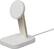 Left. mophie - Qi2 Charging stand white - White.