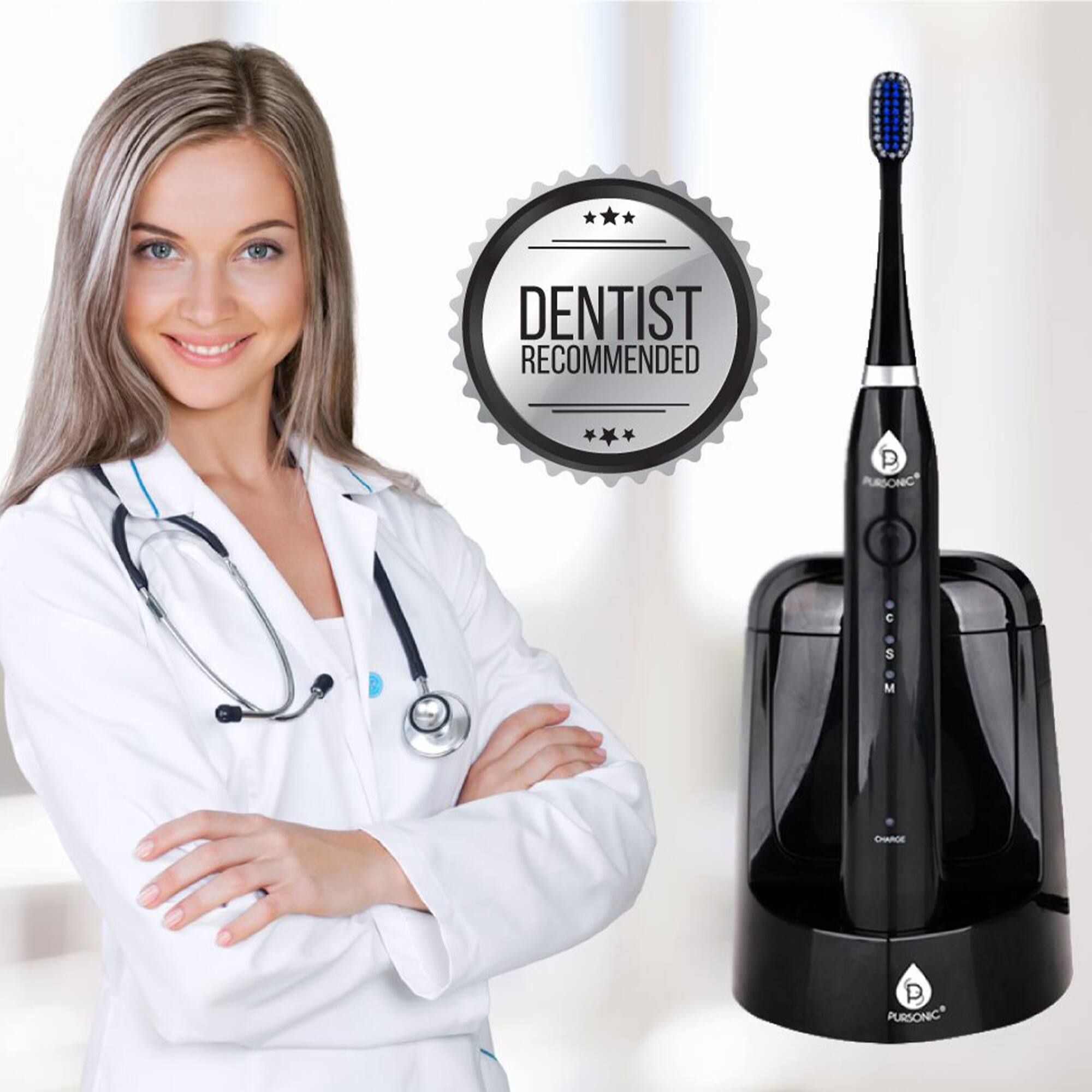 DENTIST RECOMMENDED  
P PABONC  
S M CHARGE  
P PURSONIC