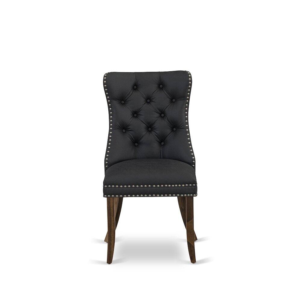 Left. East West Furniture - Parson Kitchen Chairs - Grey.