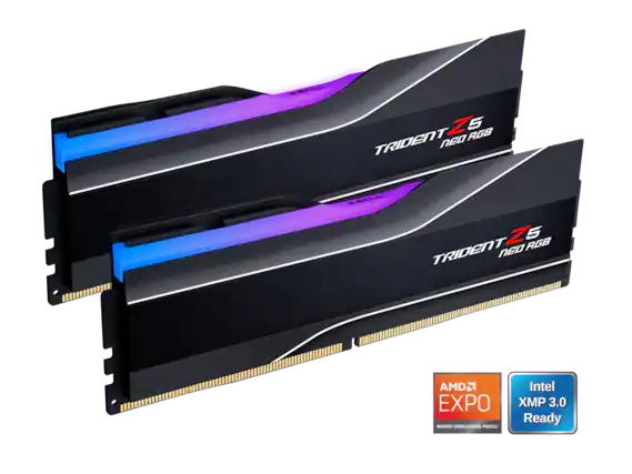 G.SKILL Trident Z5 Neo RGB
AMD EXPO Memory Overclocking Profile
Intel XMP 3.0 Ready