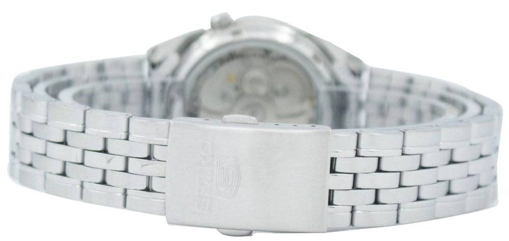 Alt View 2. Seiko - Seiko 5 Automatic 21 Jewels SNK355 SNK355K1 SNK355K Men's Watch - Silver.