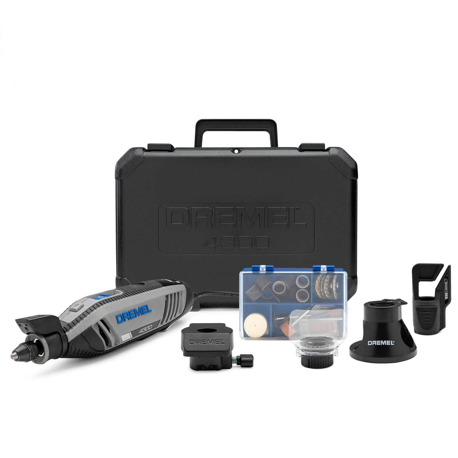 Dremel - 4300-5/40 High Performance Rotary Tool Kit with LED Light- 5 Attachments price history on PriceWatchPro