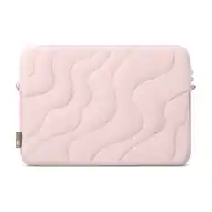 Front. tomtoc - Terra-A27 Puff Laptop Sleeve Bag for 13-inch MacBook Air M5(A3448)/M4/M3/M2/M1, 13 Inch MacBook Pro, Quilted Design - Saltblush.