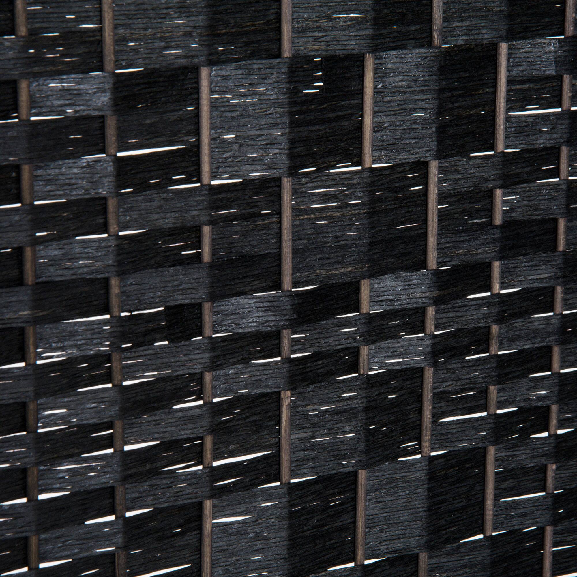 Alt View 8. Homcom - 6 Panel Folding Wicker Weave Room Divider, Portable Privacy Screen for Bedroom Home Office​ - Black.