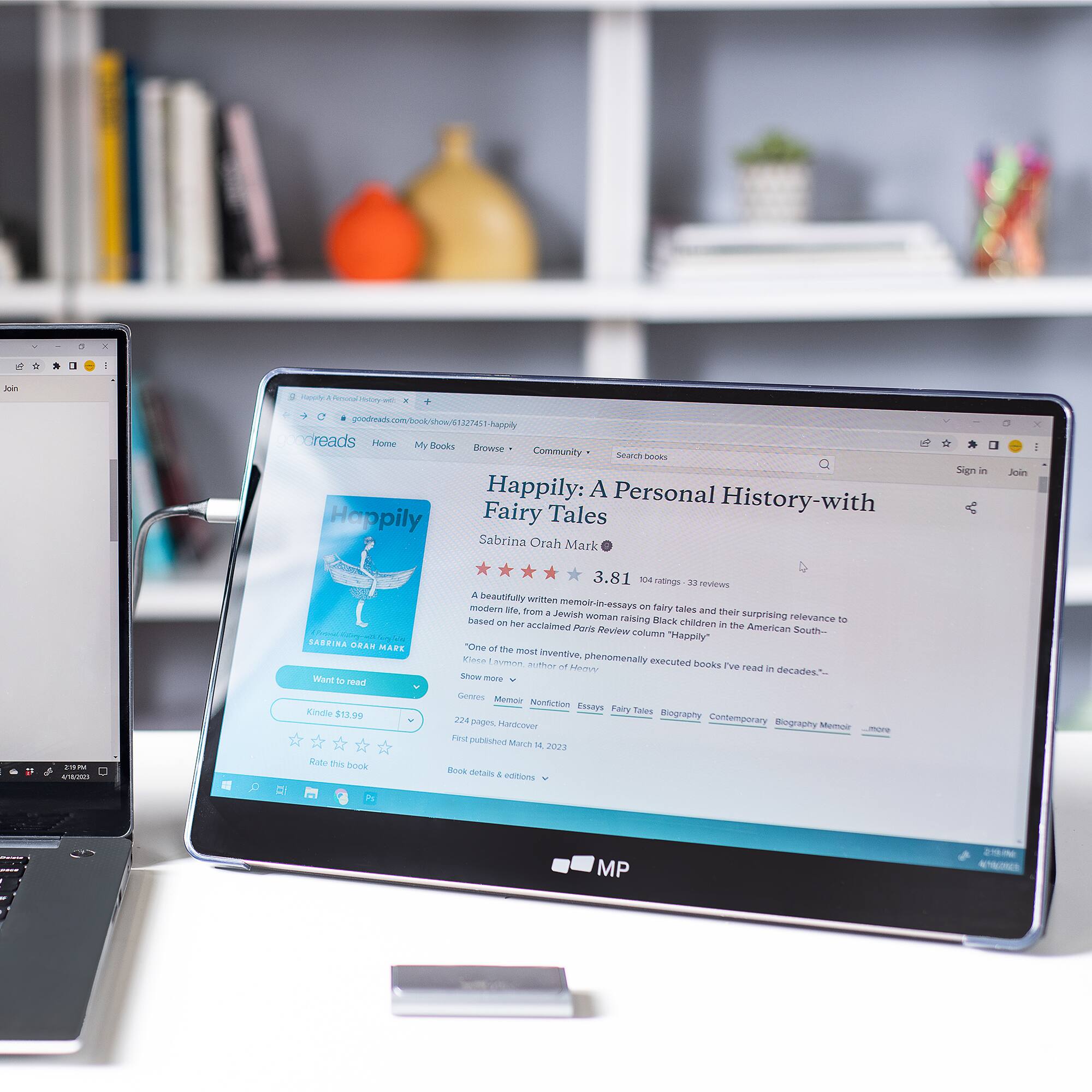 Alt View 16. Mobile Pixels - Glance Plus 15.6" FHD OLED Monitor - Black.