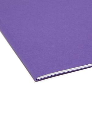 Alt View 4. Smead - Smead Reinforced File Folder, 3 Tab, Letter Size, Purple, 100/Box (13034) - Purple.