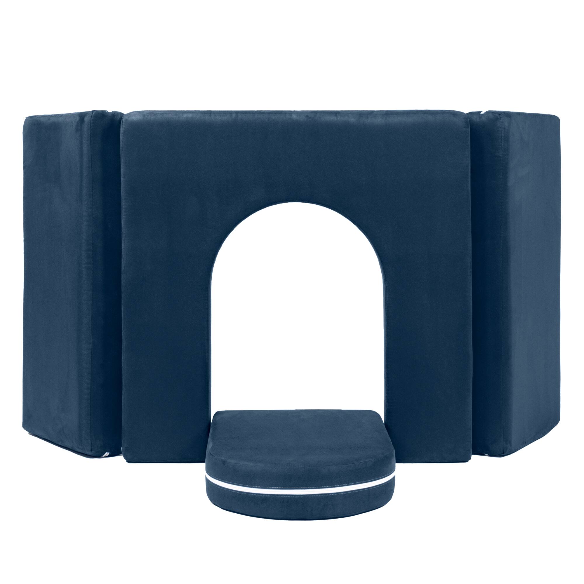 Jaxx - Zipline Playscape Castle Gate - Playtime Furniture for Imaginative Kids - Navy