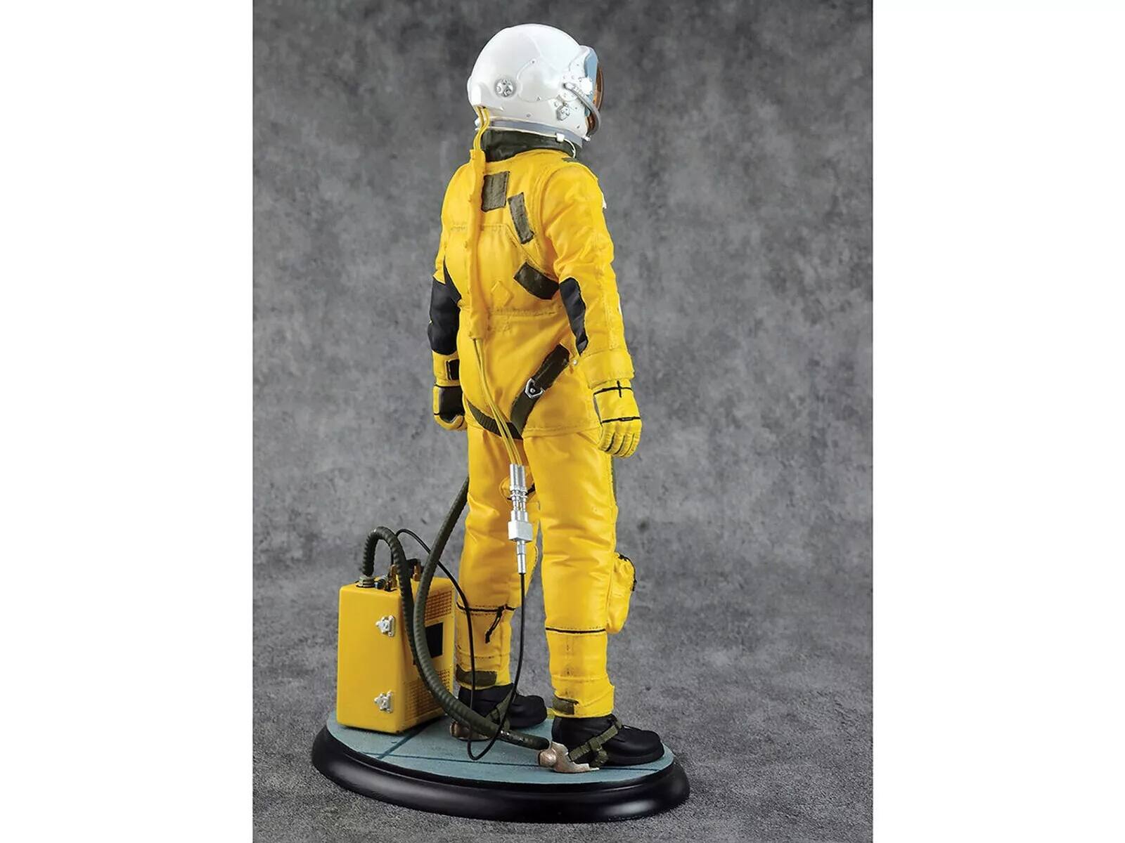 Left. Hobby Master - U-2 "Dragon Lady" Pilot Polyresin Statue "Statue Series" 1/8 Scale Model by Hobby Master - yellow.