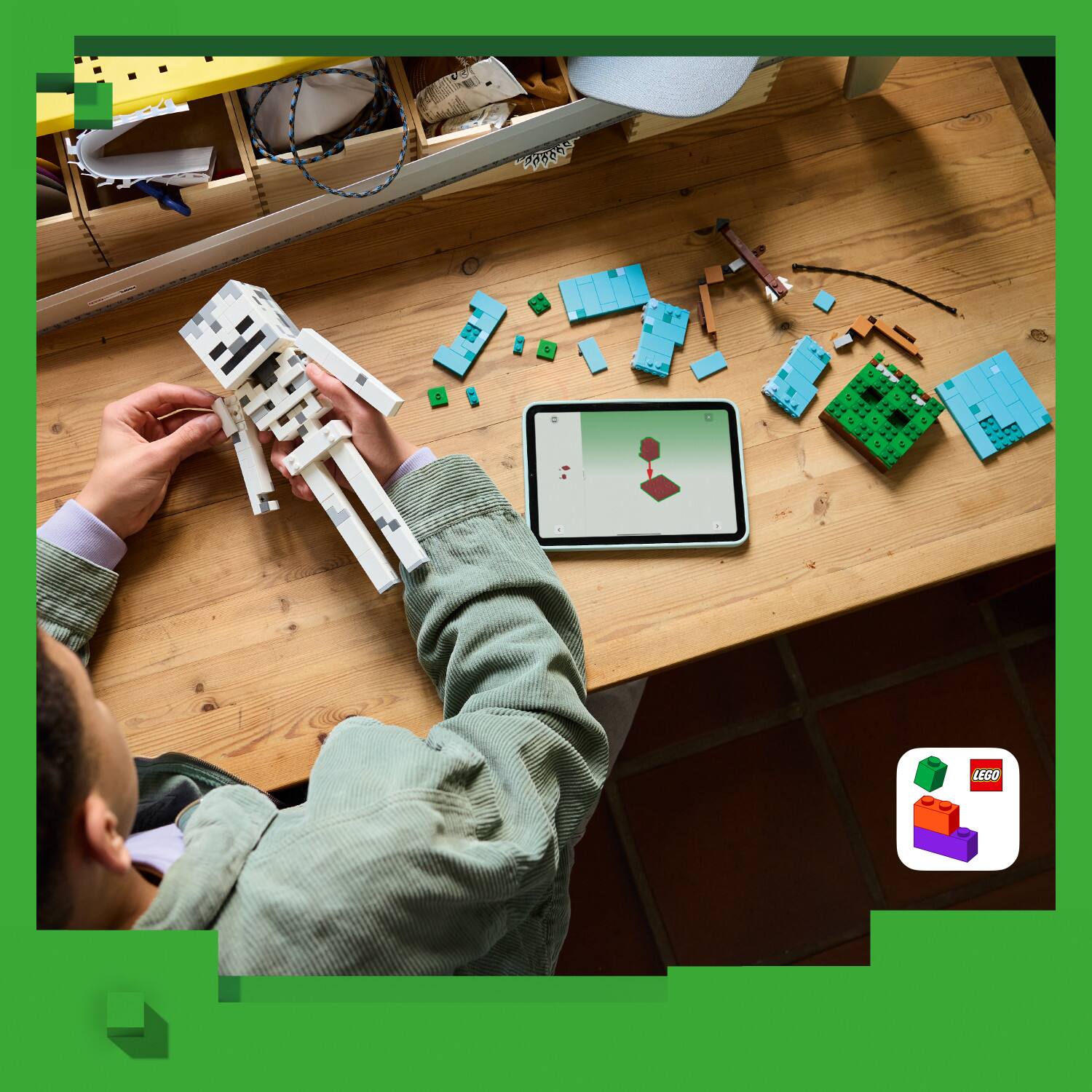 Alt View 13. LEGO - Minecraft The Skeleton Building Toy 21594.
