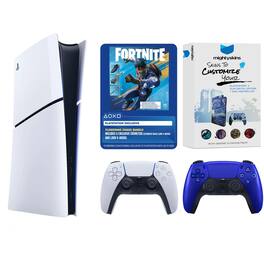 PlayStation 5 Digital Fortnite Flowering Chaos Bundle with Extra Controller and MightySkins Code - PlayStation 5