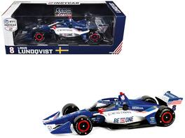 Greenlight - Dallara IndyCar #8 Linus Lundqvist "The American Legion" Chip Ganassi Racing Road Course NTT IndyCar Series 2024 1/18 - Blue,White