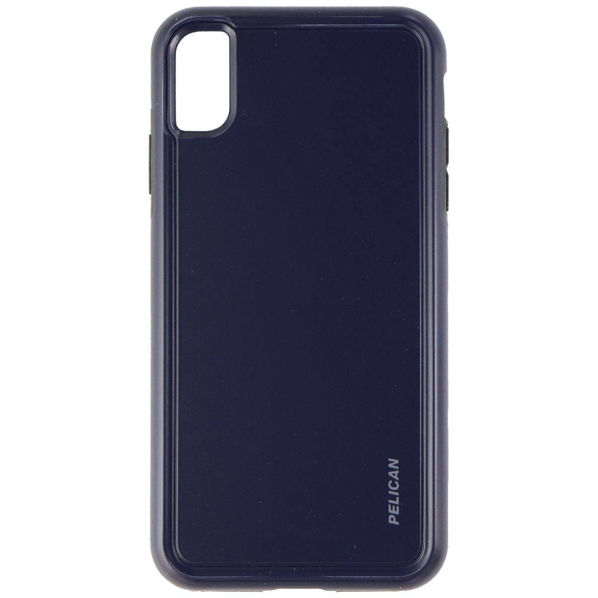 Back. Pelican - Adventurer Series Case for iPhone Xs Max - Navy Blue / Grey - Blue Colour.