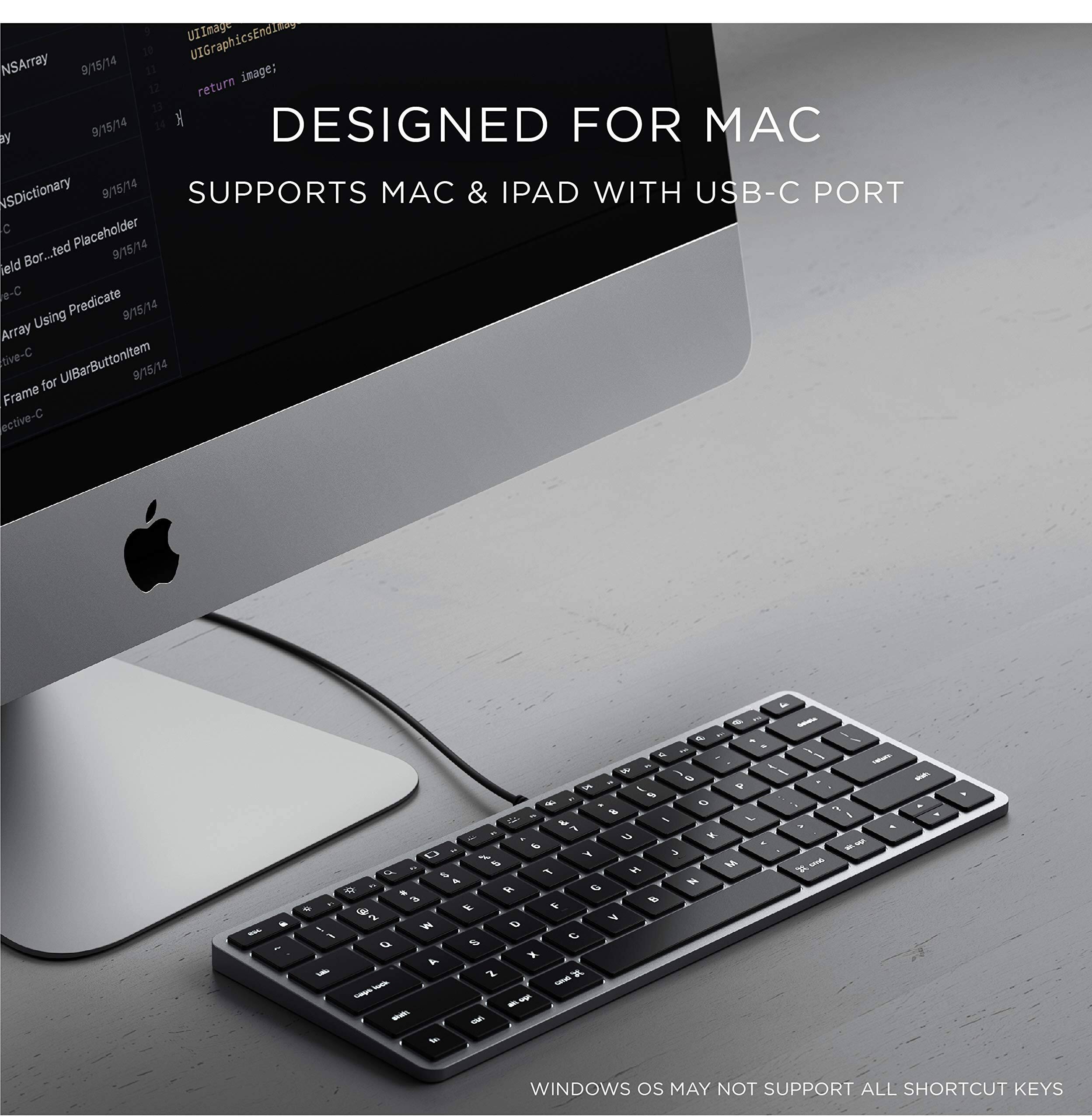 DESIGNED FOR MAC  
SUPPORTS MAC & IPAD WITH USB-C PORT  

WINDOWS OS MAY NOT SUPPORT ALL SHORTCUT KEYS