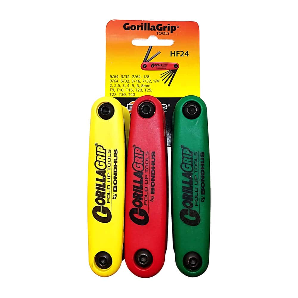 Bondhus - Gorillagrip Hex Key Fold Up Tool Triple Pack With Proguard Finish - Multi price history on PriceWatchPro