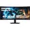 Samsung - 40" Odyssey G75F WUHD 180Hz 1ms AMD FreeSync Prem Pro Curved Gaming Monitor with HDR 600 (DisplayPort, HDMI) - Black