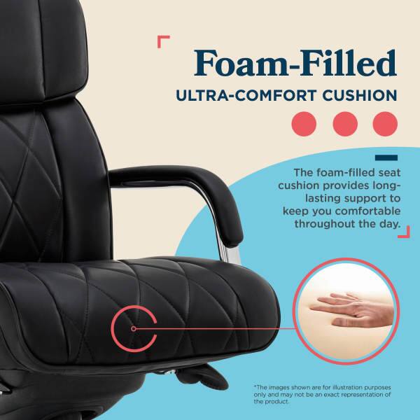 Foam-Filled ULTRA-COMFORT CUSHION

The foam-filled seat cushion provides long-lasting support to keep you comfortable throughout the day.

The images shown are for illustration purposes only and may not be an exact representation of the product.