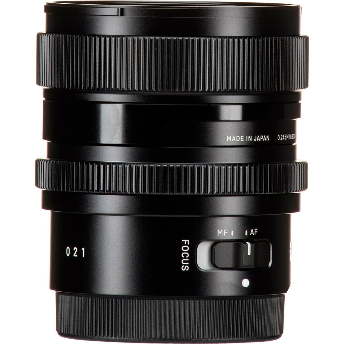 MADE IN JAPAN  
0.245M/080  
021  
FOCUS  
MF | AF