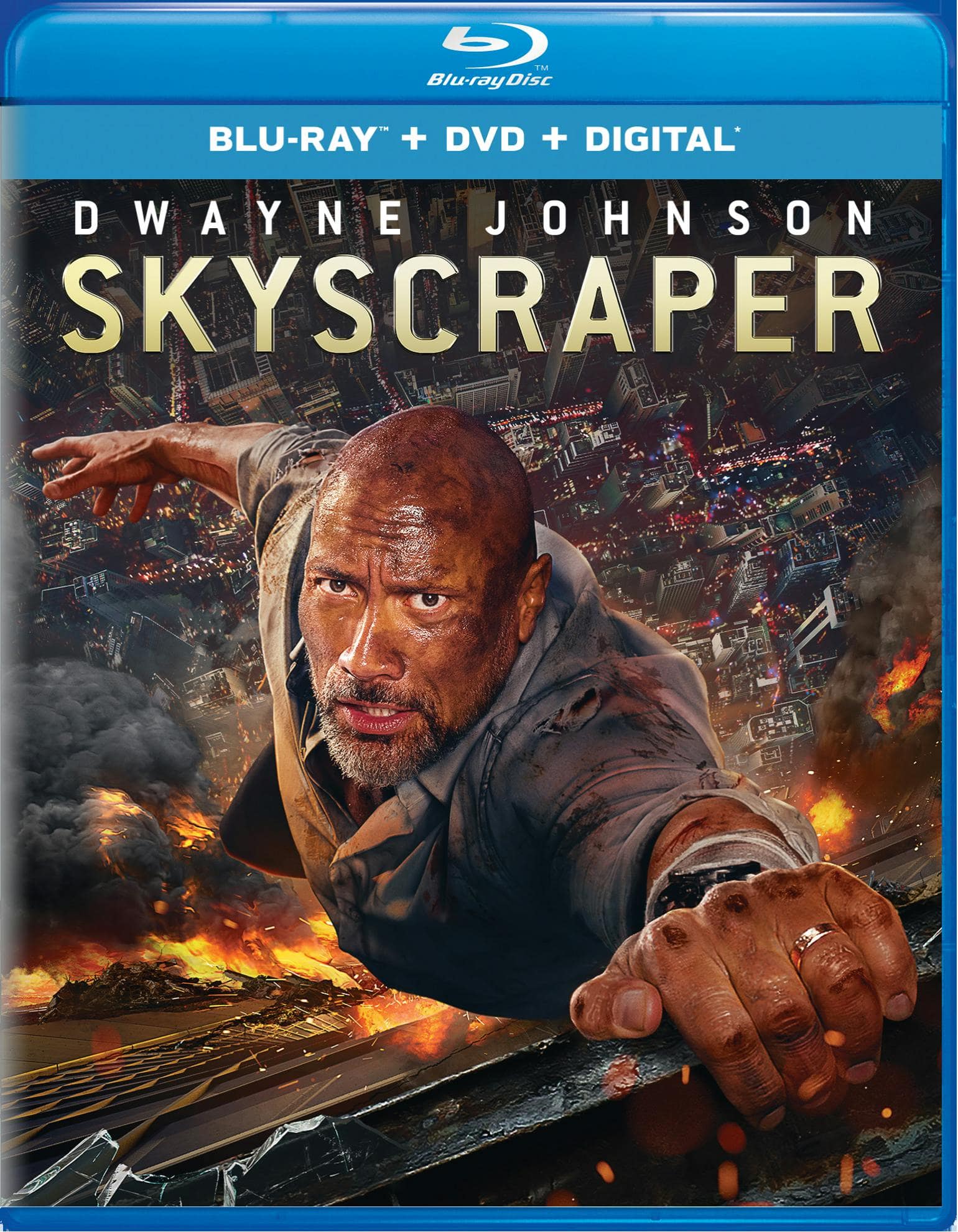 Front. Skyscraper (DVD) [Blu-ray].
