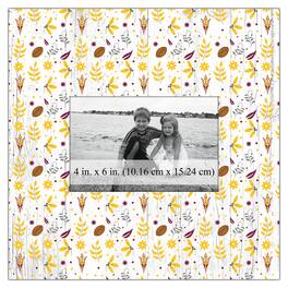 Fan Creations - Arizona State Sun Devils 10'' x 10'' Floral Pattern Frame - Multicolor