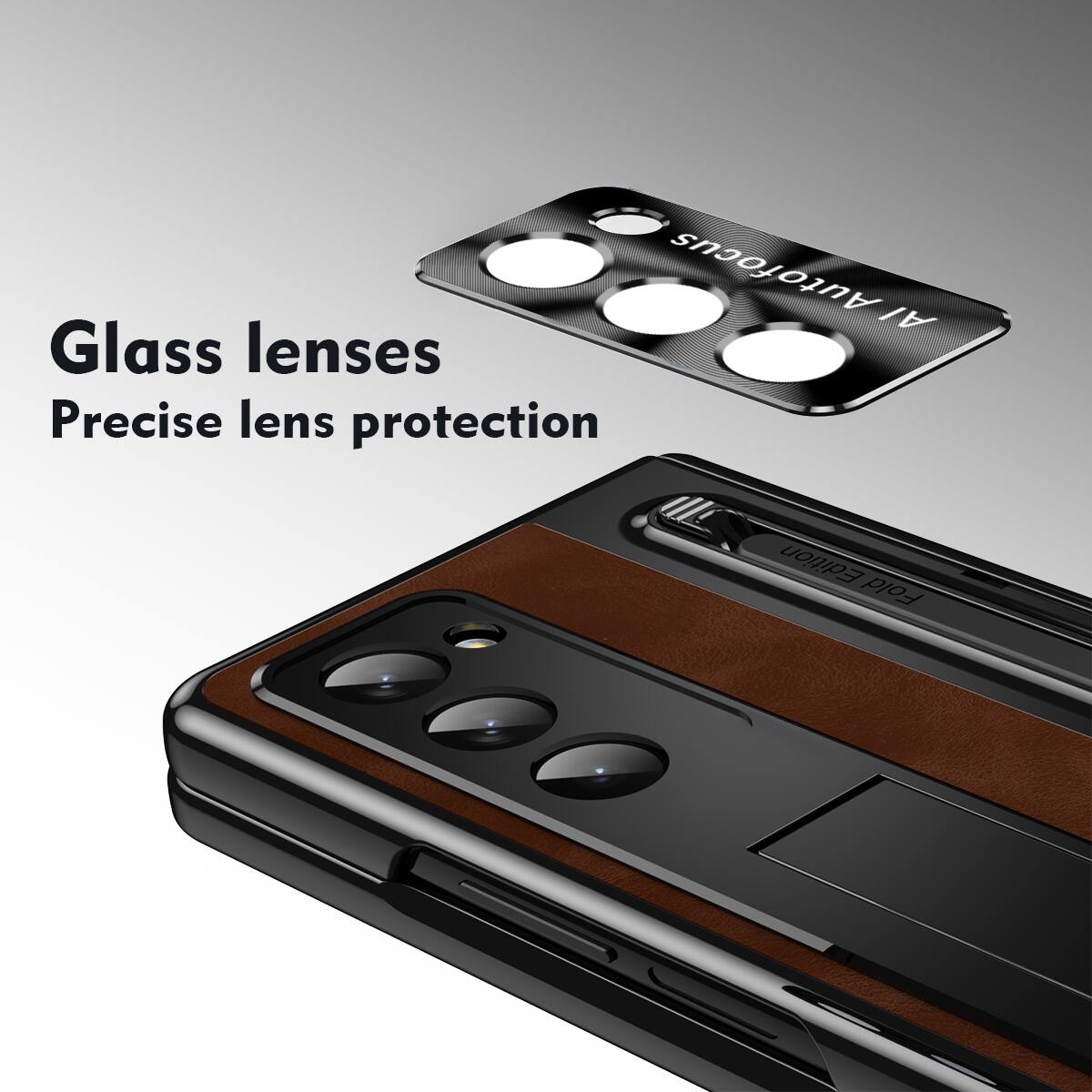 Glass lenses  
Precise lens protection
