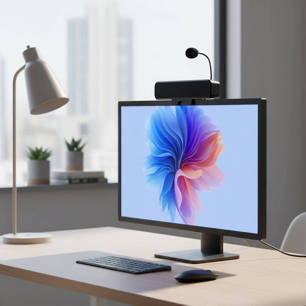 Alt View 2. Dazzed Corner - Computer Speakers with Detachable Mic - Black.