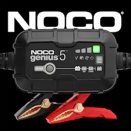 NOCO - GENIUS5: 5A Smart Battery Charger – 6V/12V – Automatic Maintainer & Trickle Charger – For Lead-Acid & Lithium