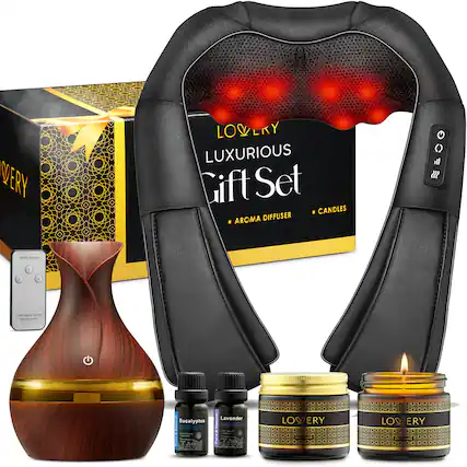 LUXURIOUS Gift Set
AROMA DIFFUSER
CANDLES