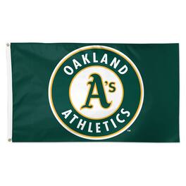 WinCraft - Oakland Athletics 3' x 5' Primary Logo Single-Sided Flag - Multicolor