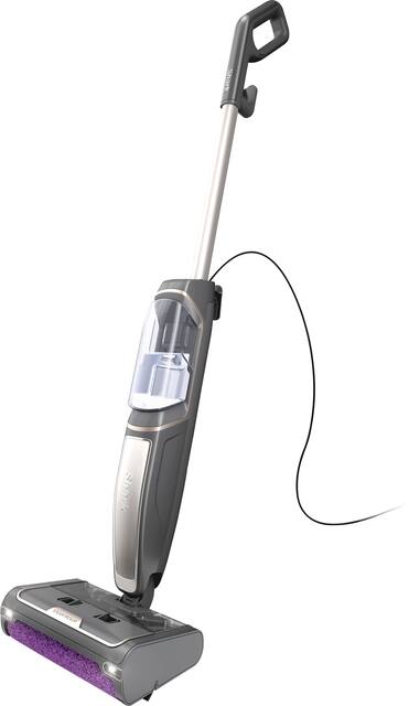 Shark - Pickup 3-in-1 Steam Mop, Pick-Up, Sanitize* - Black/Stone Metallic