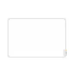 Ghent - 2'x3' Harmony Glass Board - Square Corners - 4 Markers and Eraser - Frosted